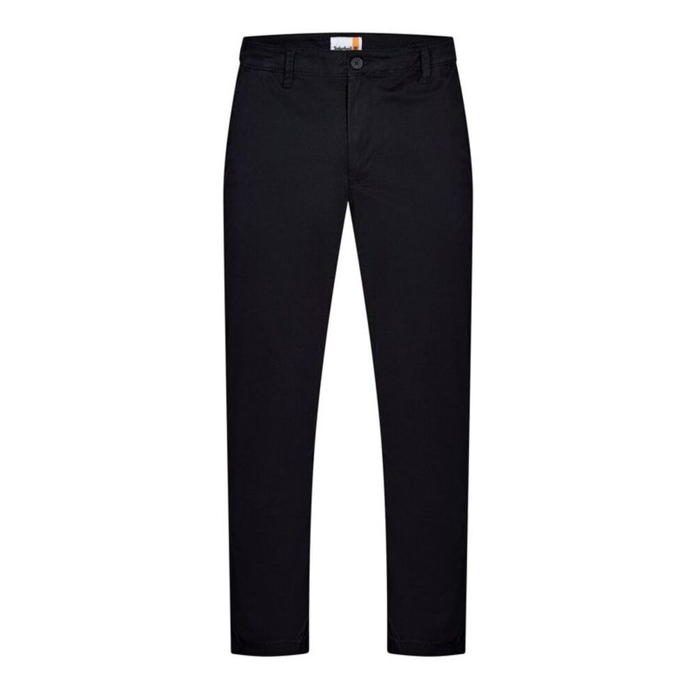 Timberland Mens Twill Straight Chinos / Black